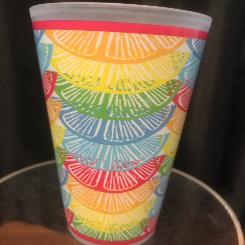 Lilly Pulitzer plastic cups set of 8